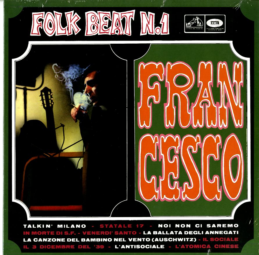 Copertina di Folk Beat n.1, Francesco Guccini, 1967